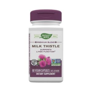 Milk thistle bottle